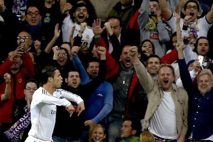 Ronaldo celebra el primer tanto.