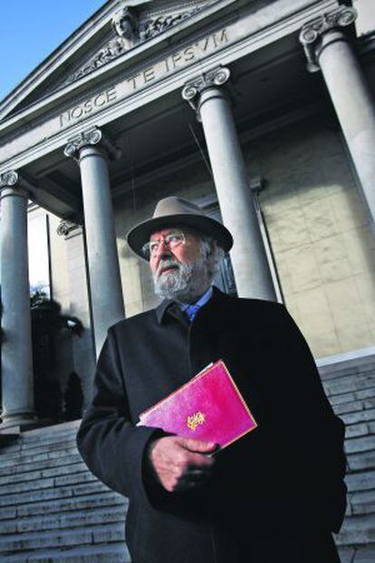 El político y presidente del Ifema Luis Eduardo Cortés, fotografiado en el Museo Nacional de Antropología en Madrid el miércoles.