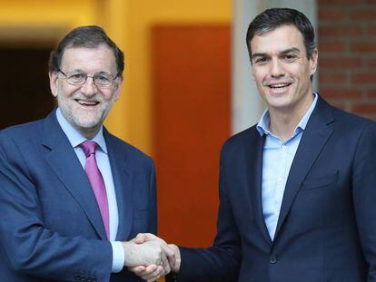 Rajoy se reúne con Pedro Sánchez en la Moncloa. ULY MARTIN | EPV