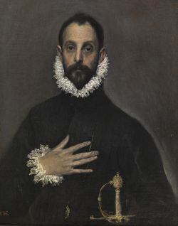 El caballero de la mano en el pecho, del Greco.