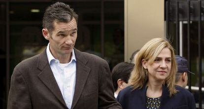 La infanta Cristina y su esposo, Iñaki Urdangarín, en noviembre de 2012.