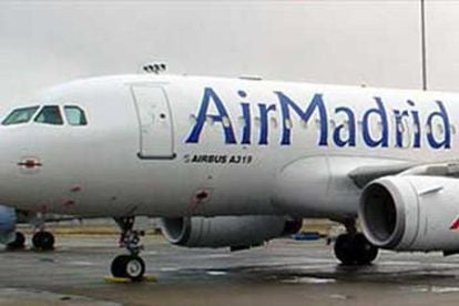Un avión de la flota de Air Madrid