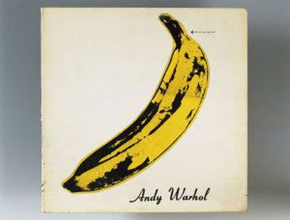 Plátano que pintó Andy Warhol para el disco 'The Velvt Underground & Nico'.
