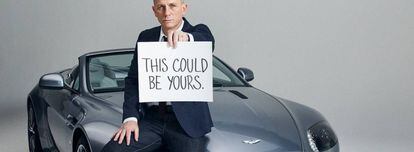 Daniel Craig, el &uacute;ltimo James Bond, en un anuncio de Aston Martin. 
