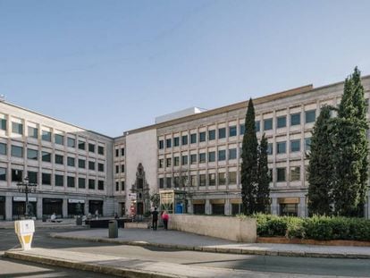 Edificio del Monte de Piedad de Madrid, ubicado en la Plaza de las Descalzas, en Madrid.