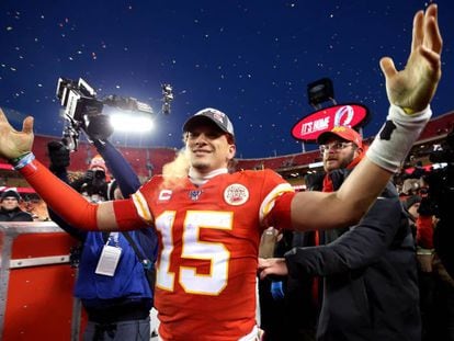 El 'quarterback' de Kansas City, Patrick Mahomes.