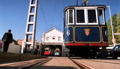 El Tramvia Blau, el 2001.