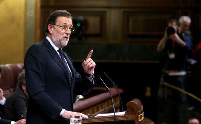 El presidente del Gobierno en funciones, Mariano Rajoy, este viernes.