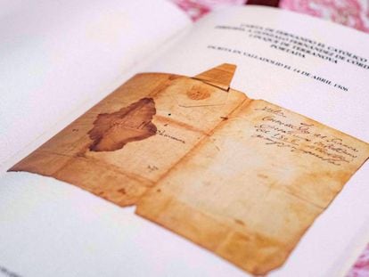 Una de las cartas cuyo contenido ha sido descifrado más de 500 años después.