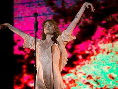 Florence and the Machine durante una de sus actuaciones en el festival BBK Live.