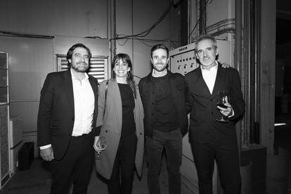 Luis Arroyo, presidente del Ateneo de Madrid, Pepita Marín, empresaria y consejera de PRISA, Luis Baena, Director General de Marketing de PRISA  y Borja Echevarría, director adjunto de EL PAÍS.