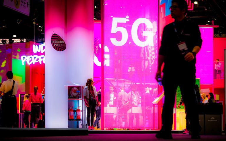Pabellón de DT en el MWC19 de Barcelona.