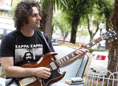 Dweezil Zappa, el  miércoles en Madrid.