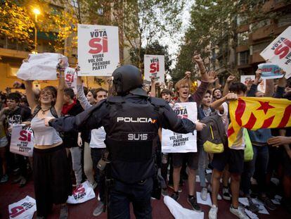 Concentración en favor de la independencia de Cataluña, el pasado 20 de septiembre.