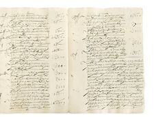 Documento de pago de 1638 a Ana Caro por escribir la crónica de la boda de un primo de Felipe IV.