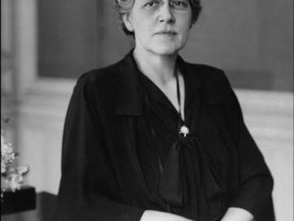 La compositora y pedagoga Nadia Boulanger.