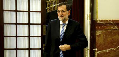 Mariano Rajoy en el Congreso de los Diputados, el 29 de octubre pasado.