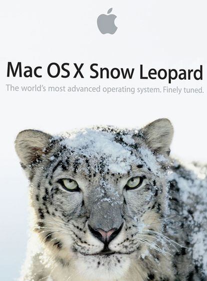 Imagen del nuevo sistema operativo de Apple, el Mac OS X Snow Leopard.