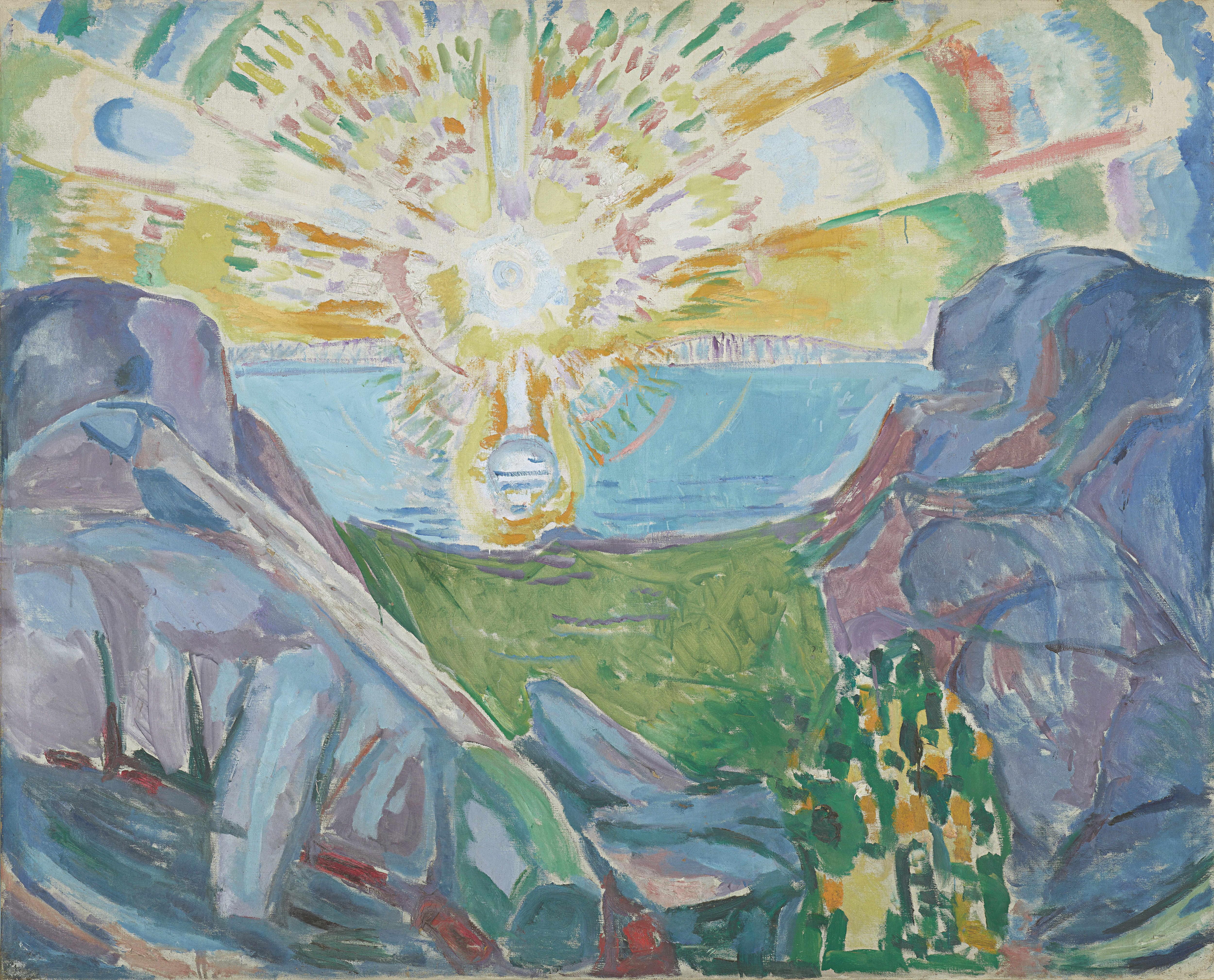 'El sol' (1910-1913), Edvard Munch.