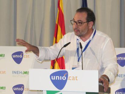 Ramon Espadaler en la convención programática del sábado.