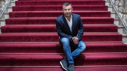 Jorge Javier Vazquez, en el teatro Rialto de Madrid.