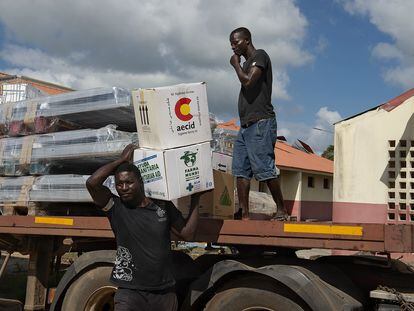La nueva Ley de Cooperación establece que un 10% de la ayuda oficial al desarrollo se destine a ayuda humanitaria. En la imagen, despliegue del hospital START de la AECID en Mozambique.