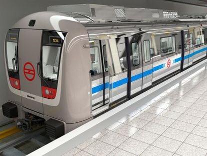 Bombardier ha participado en distintos procesos de liberalizaci&oacute;n ferroviaria en Asia y Europa. En la imagen, el metro de Nueva Delhi. 