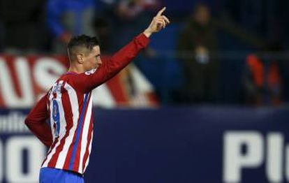 Torres celebra el seu gol al Leganés en la jornada anterior.