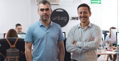 Los fundadores de Ürbag.ws, Javier Mailan y Oriol Cardona.