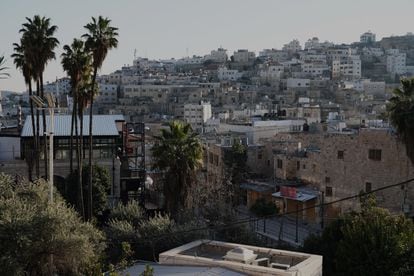 View of the old city of Hebron. 