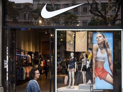Una tienda de Nike en Barcelona