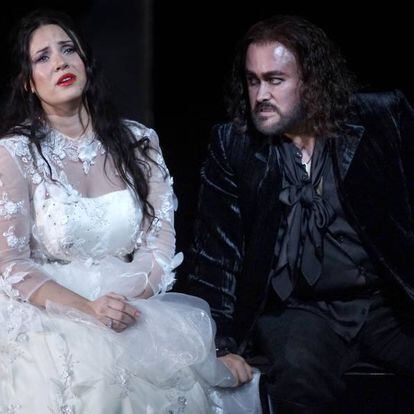 Sonya Yoncheva y Javier Camarena, protagonistas de 'Il pirata'.