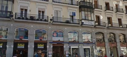 Los dos locales que ha adquirido Thor Equities en la Puerta del Sol 5 de Madrid.