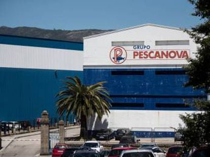 Fachada de una factoría de Pescanova