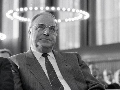 El canciller Helmut Kohl, en 1991 en Bonn, entonces la capital.