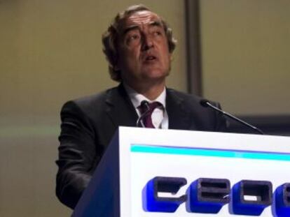 El dirigente de CEOE, Juan Rosell. EFE/Archivo