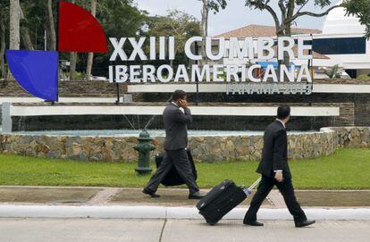 Entrada de la a la XXIII Cumbre Iberoamericana en Panamá