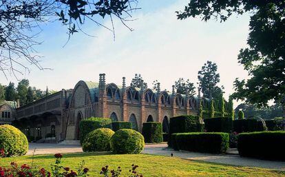 Bodegas de Codorniu en Sant Sadurní d'Anoia (Barcelona). La empresa elabora desde 1897 el cava más antiguo, el Non Plus Ultra.