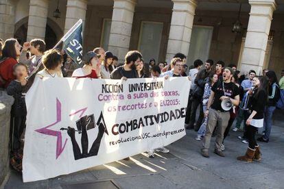 Imagen de la manifestaci&oacute;n de Santiago 