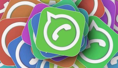 Logo de WhatsApp con colores