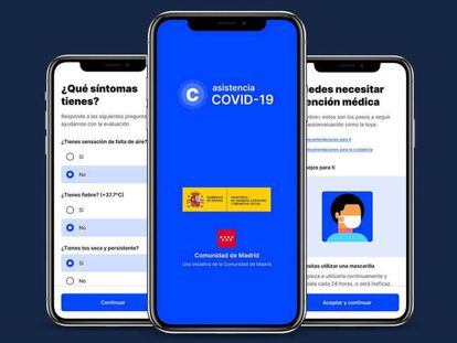 Madrid y Cataluña tienen ya sus 'apps' para detectar el coronavirus