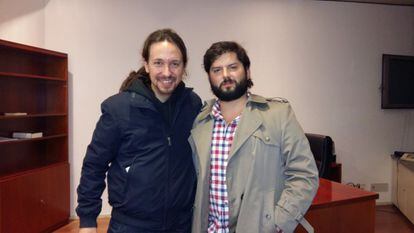 Gabriel Boric y Pablo Iglesias