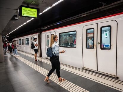 En la imagen, una de las estaciones de la L1 del Metro de Barcelona.