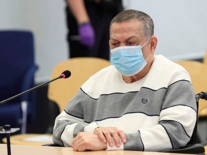 El exmilitar salvadoreño Inocento Orlando Montano durante una sesión de su juicio en Madrid.
