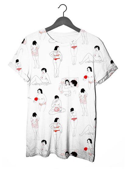 Camiseta inspirada en Girls, a la venta en Clashist (44 euros)