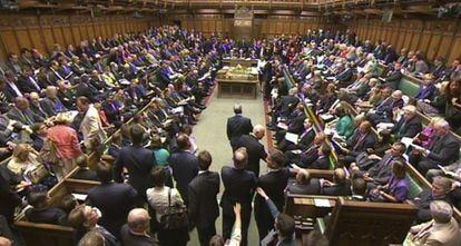 Un momento del debate sobre Siria en la C&aacute;mara de los Comunes, Londres, Reino Unido, el 29 de agosto de 2013. 