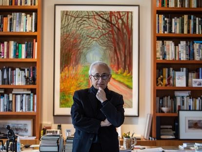 El neurocientífico Antonio Damasio, en su casa de Los Ángeles este jueves.