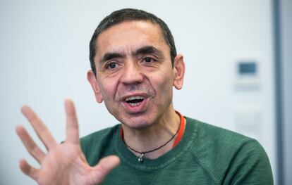 Ugur Sahin, CEO of BioNTech, during an interview.