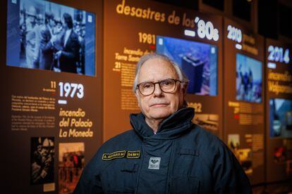 Alejandro Artigas in dependencies of the Museum of Firefighters, Santiago.