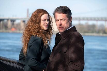 Nicole Kidman y Hugh Grant, en la serie 'The Undoing', de HBO.